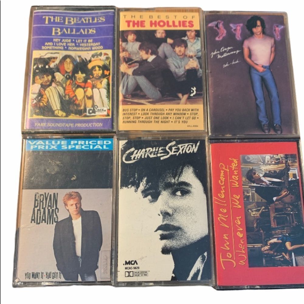 80s Cassette Tape bundle #3